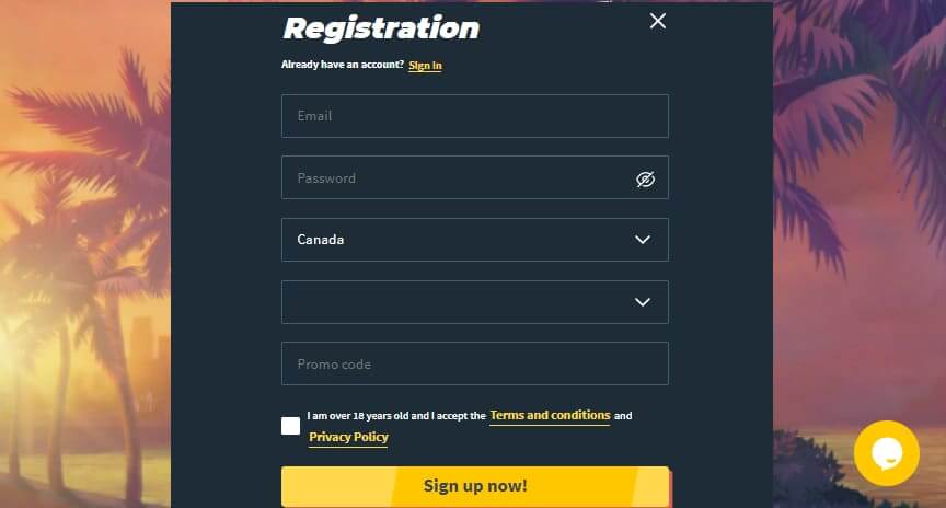 snatch casino login form